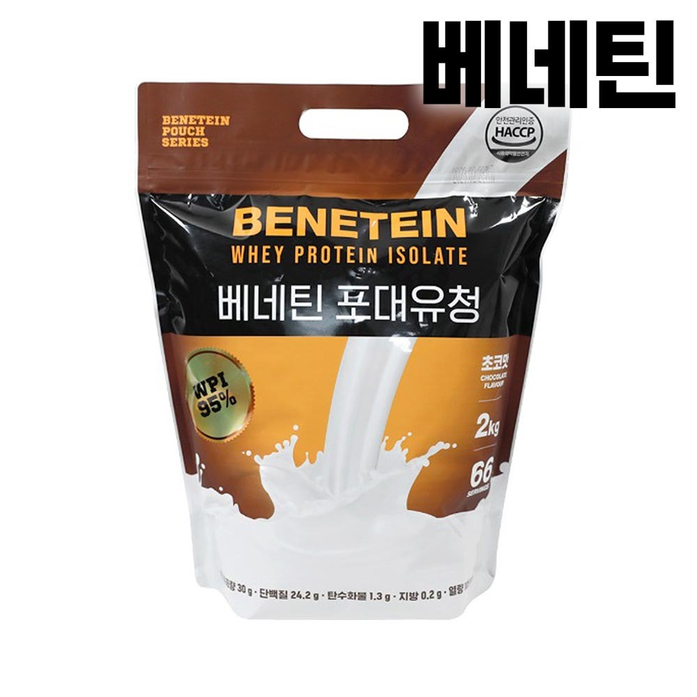 베네틴 포대유청 단백질보충제 WPI 초코맛 2kg 1개