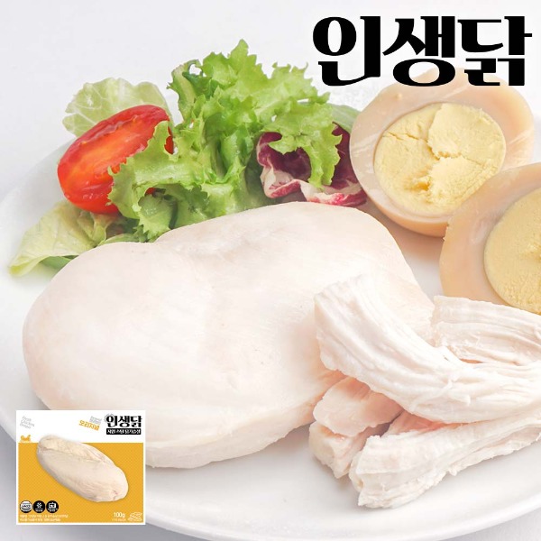 인생닭 저염 스팀 닭가슴살 오리지널 10kg (100gX100팩)