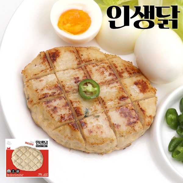 인생닭 닭가슴살 스테이크 청양고추맛 100g 10팩
